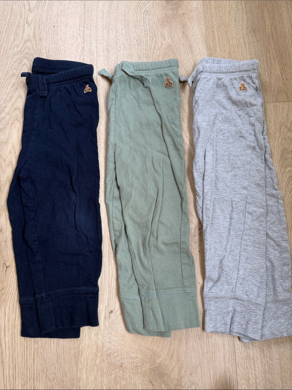 Baby Gap Jogger Pants - Navy, Sage, Gray (Set of 3) 2T
